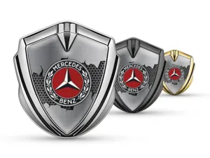 Mercedes Emblema Fender Badge Disegno Minimal Standard